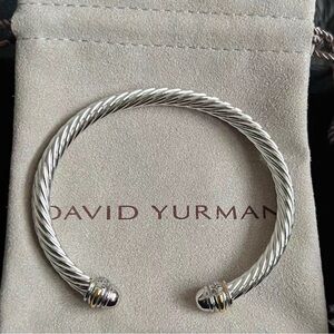 David Yurman Silver Cable Bracelet